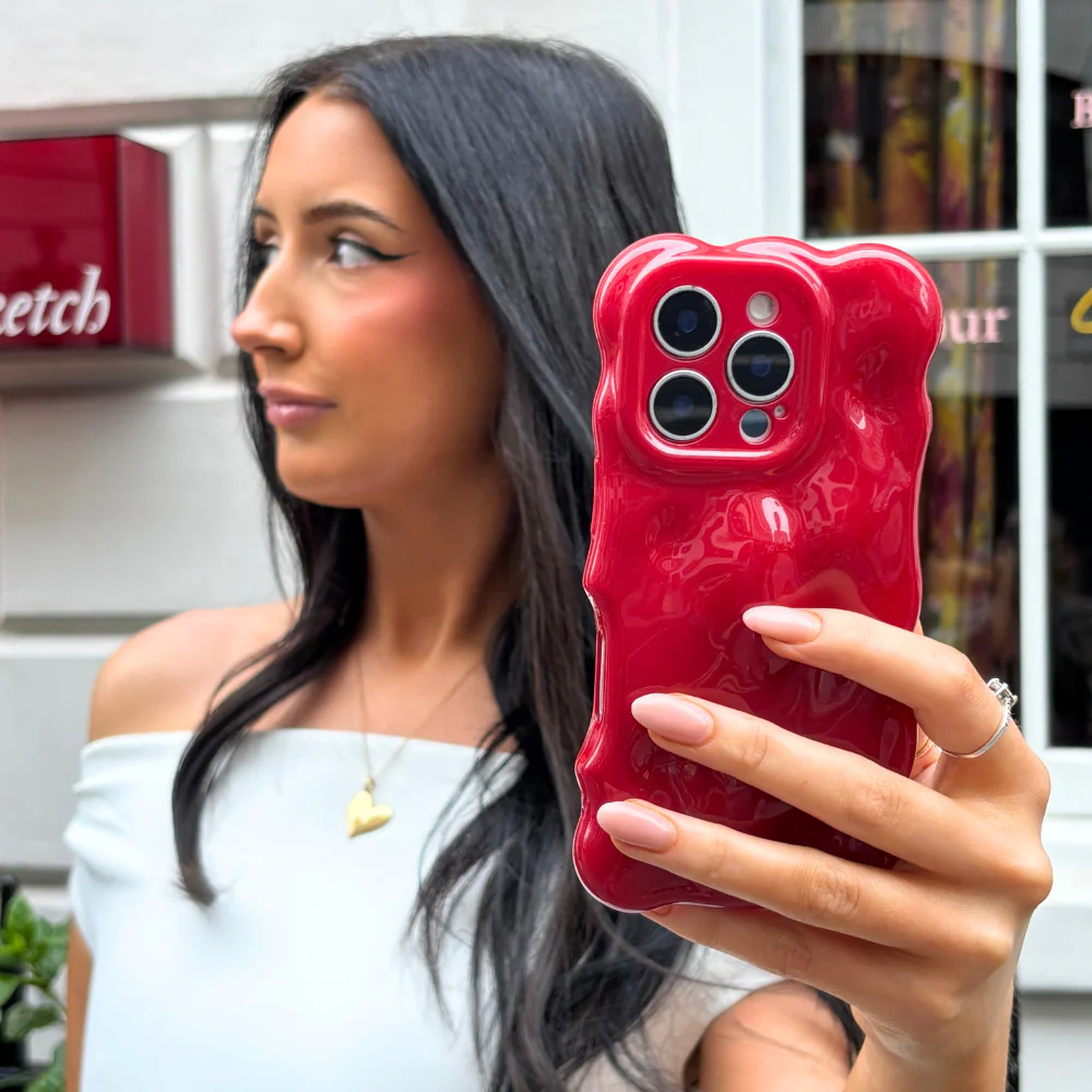 3D Bubble Phone Case - Cherry - Image 3