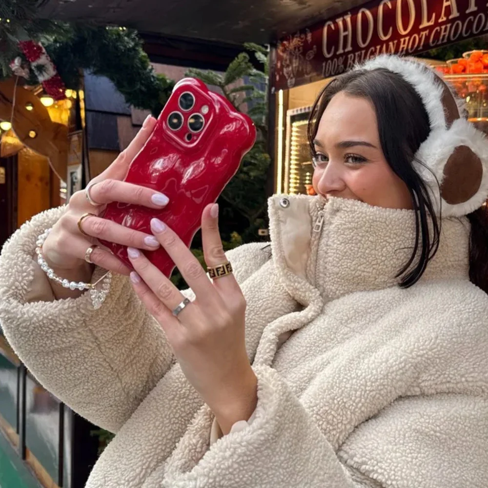 3D Bubble Phone Case - Cherry - Image 5