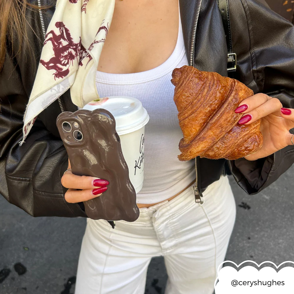 3D Bubble Phone Case - Chocolate - Image 6