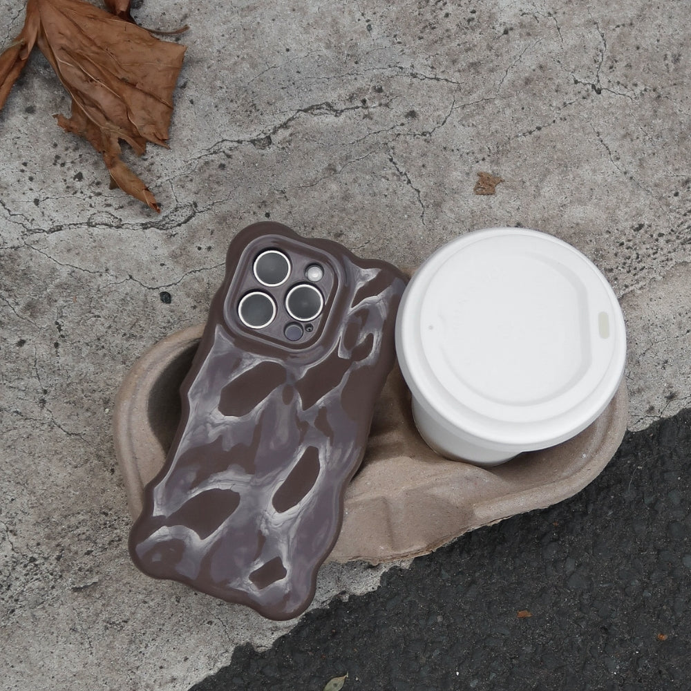 3D Bubble Phone Case - Chocolate - Image 8