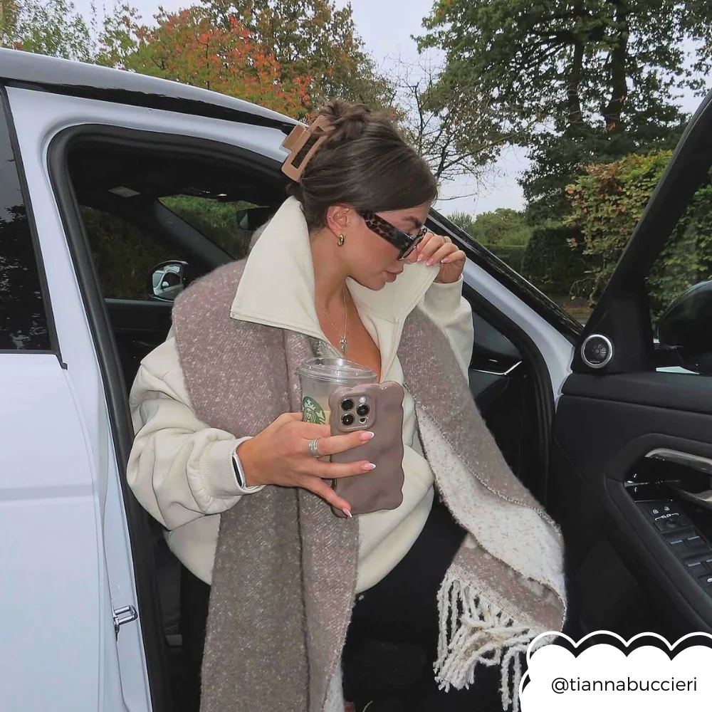 3D Bubble Phone Case - Mocha - Image 6