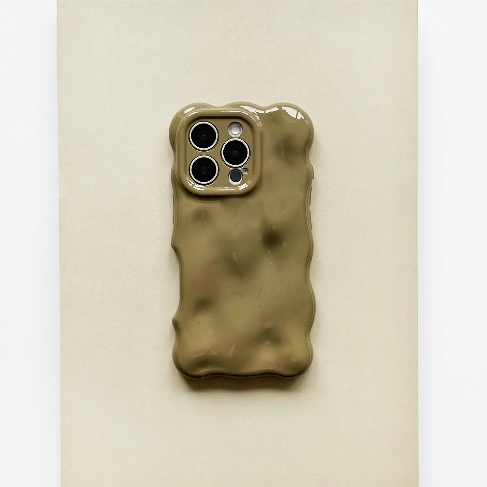 3D Bubble Phone Case - Pistachio - Image 4