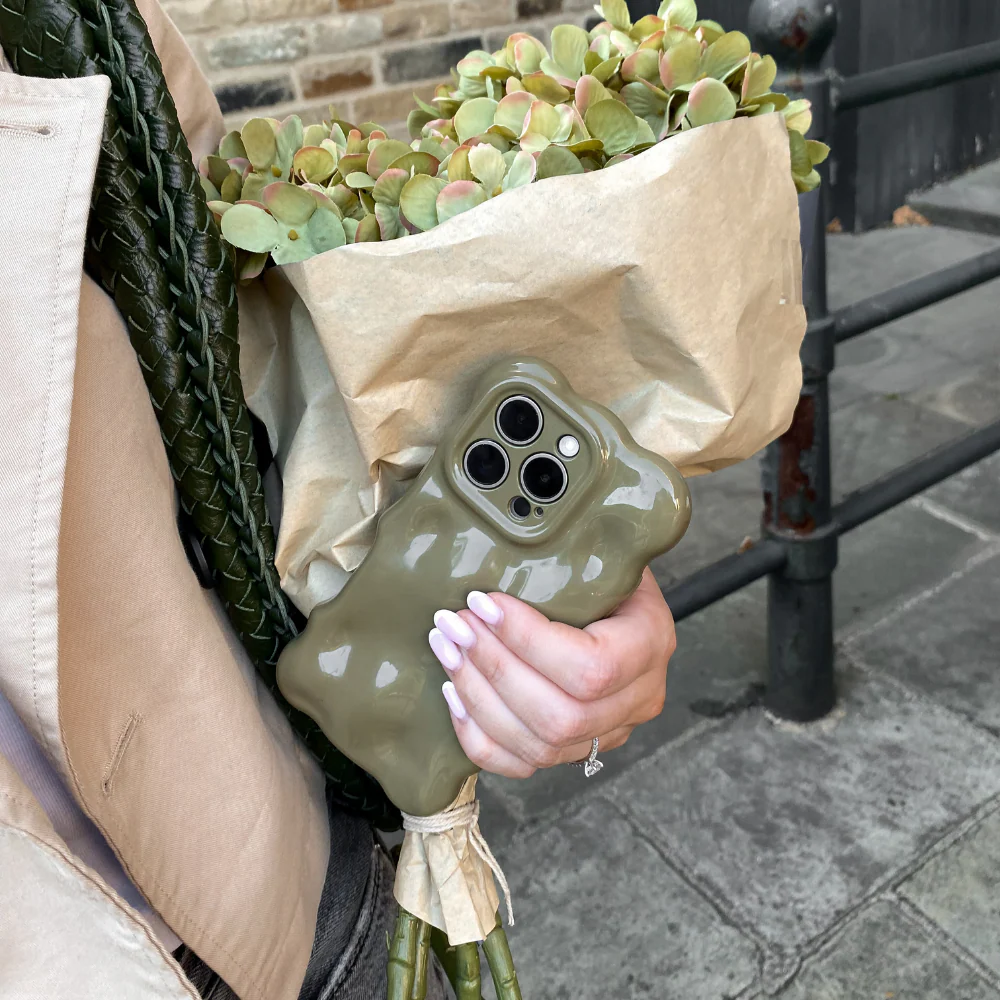 3D Bubble Phone Case - Pistachio - Image 8