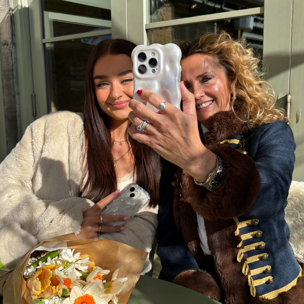 3D Pearl Phone Case - White - Image 10