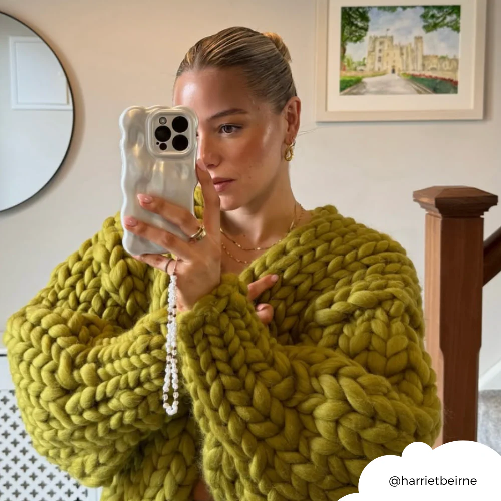 3D Pearl Phone Case - White - Image 5