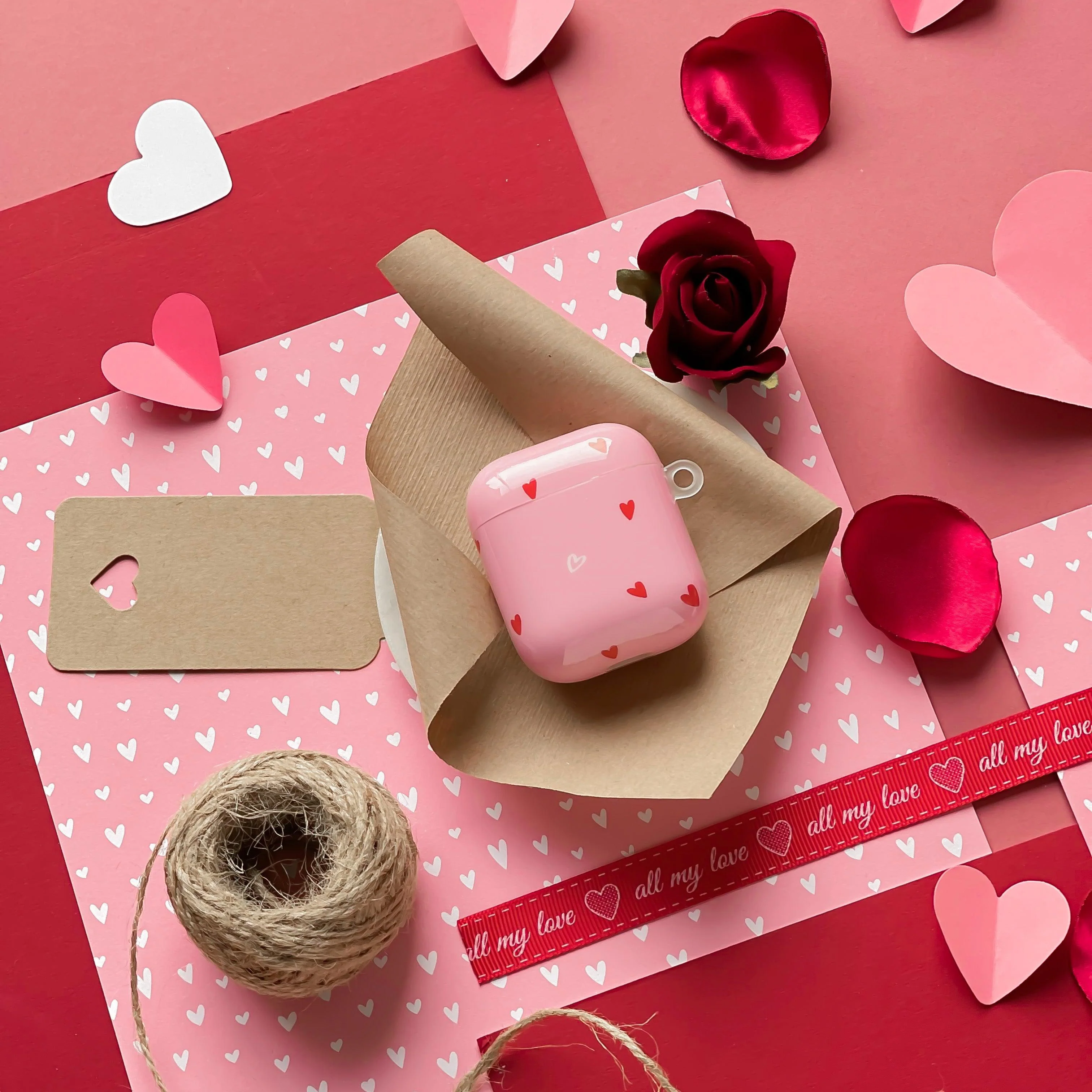 Airpods Case - Cute Hearts - Image 3