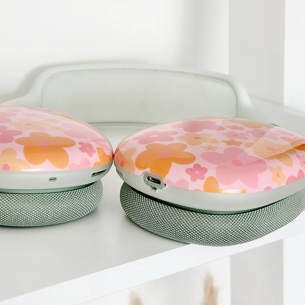 AirPods Max Case - Pink & Orange Bloom - Image 5