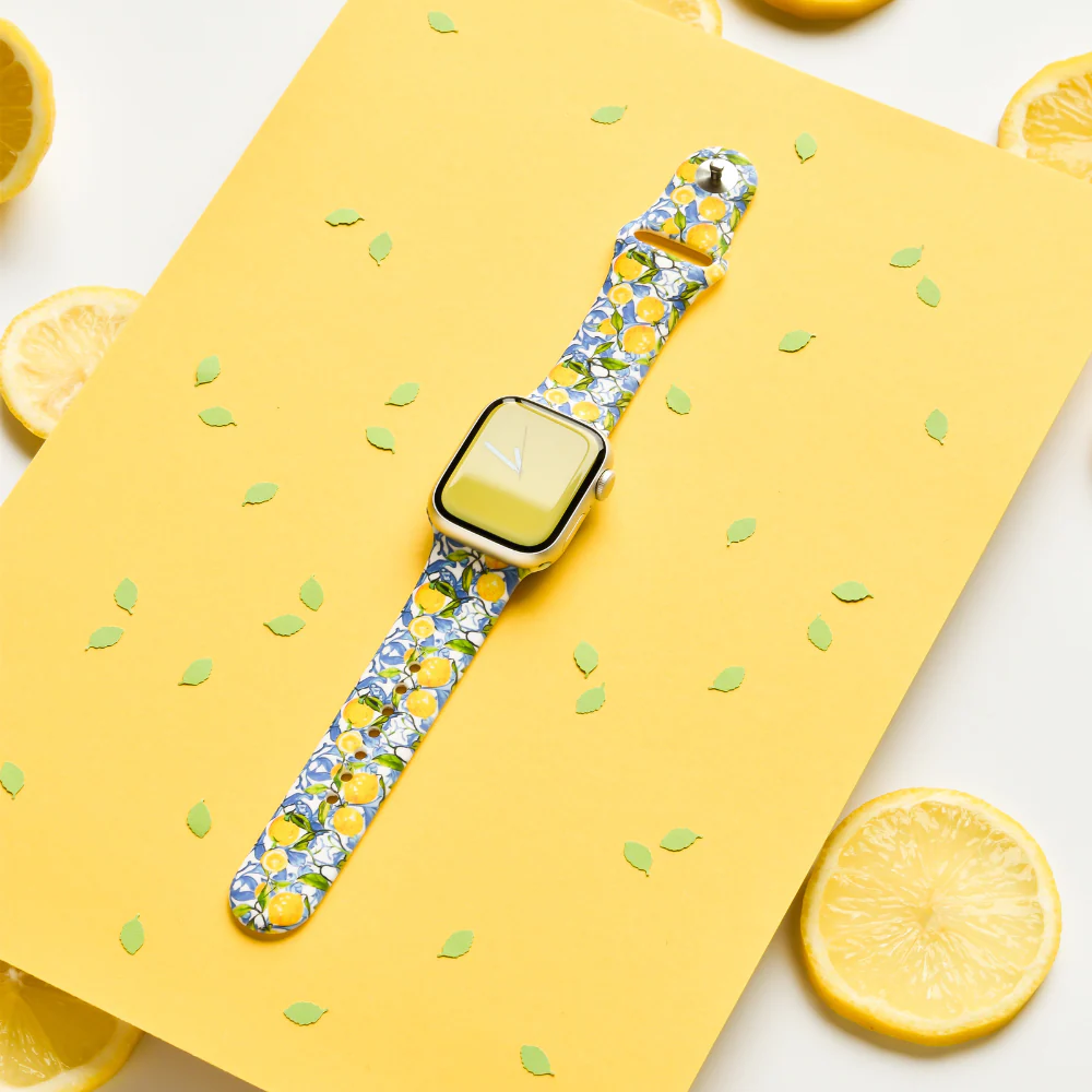 Amalfi Lemon Apple Watch Strap - Image 10