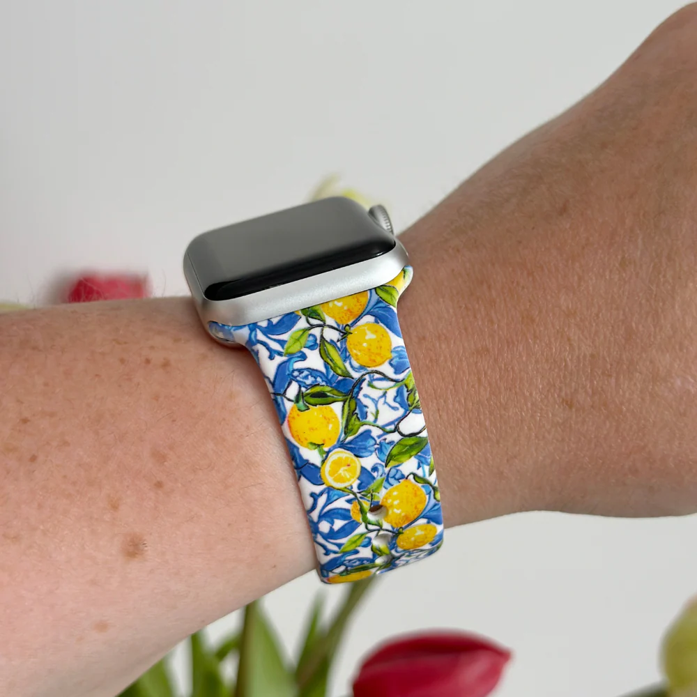 Amalfi Lemon Apple Watch Strap - Image 12