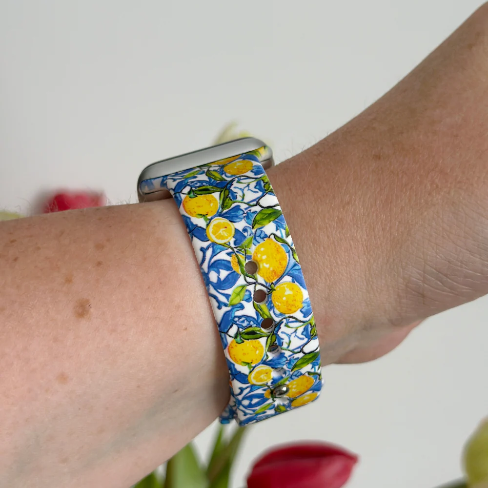 Amalfi Lemon Apple Watch Strap - Image 13