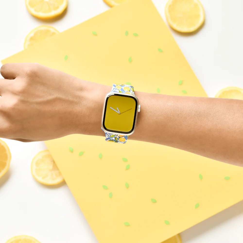 Amalfi Lemon Apple Watch Strap - Image 4