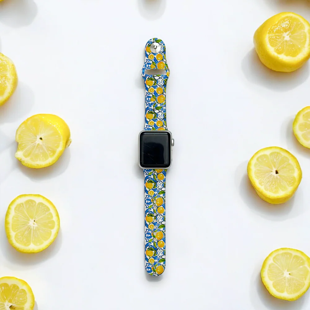 Amalfi Lemon Apple Watch Strap - Image 6