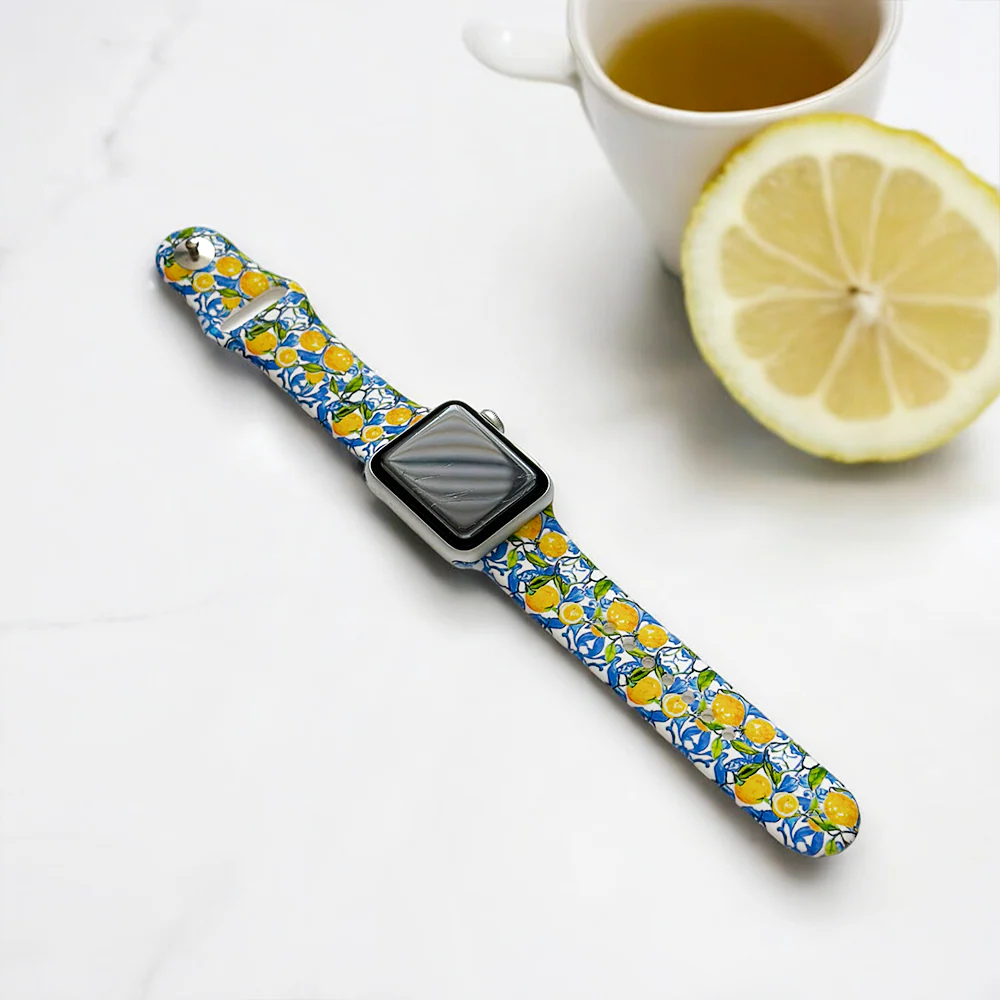 Amalfi Lemon Apple Watch Strap - Image 8
