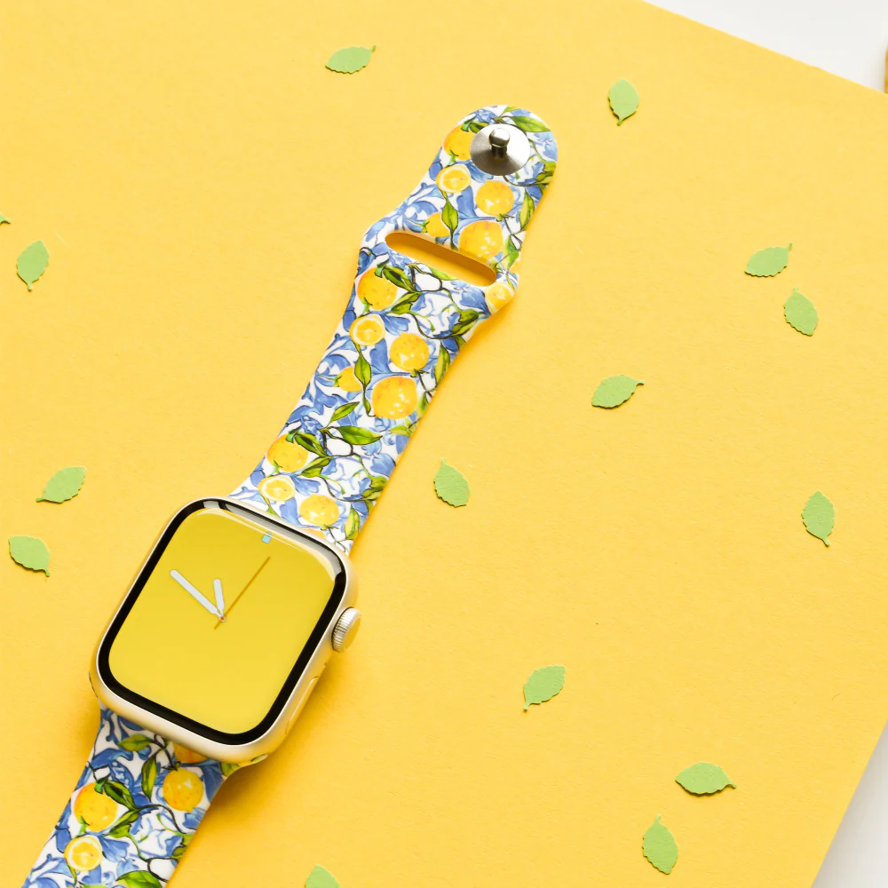 Amalfi Lemon Apple Watch Strap - Image 9