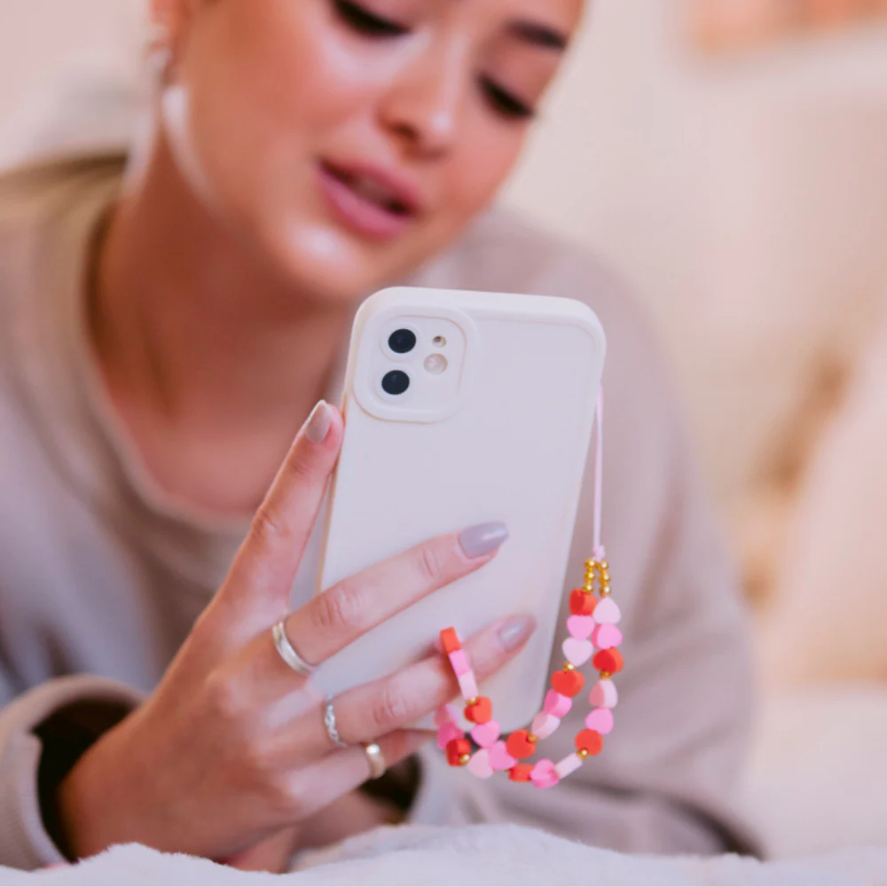 Beaded Phone Strap - Hearts - Image 8