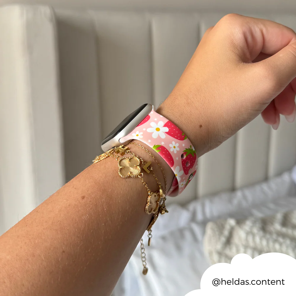 Berry Cute Strawberry Apple Watch Strap - Image 14