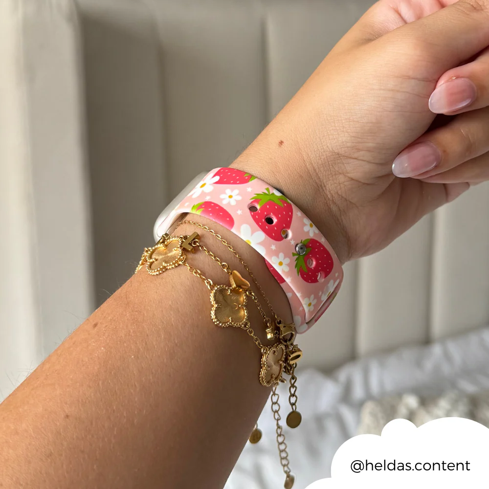 Berry Cute Strawberry Apple Watch Strap - Image 15