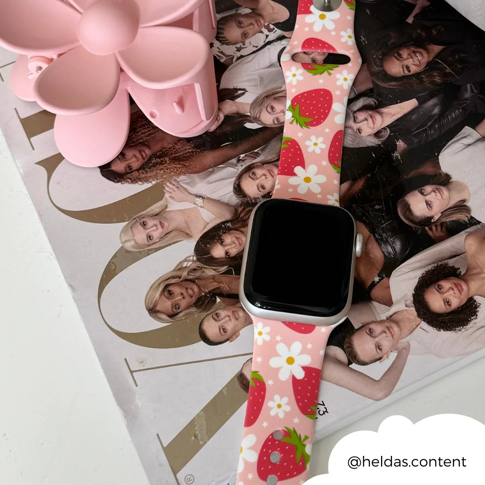 Berry Cute Strawberry Apple Watch Strap - Image 16