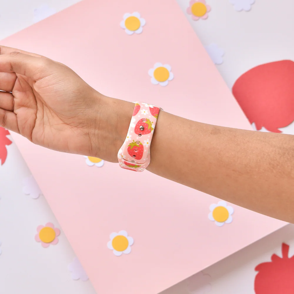Berry Cute Strawberry Apple Watch Strap - Image 5