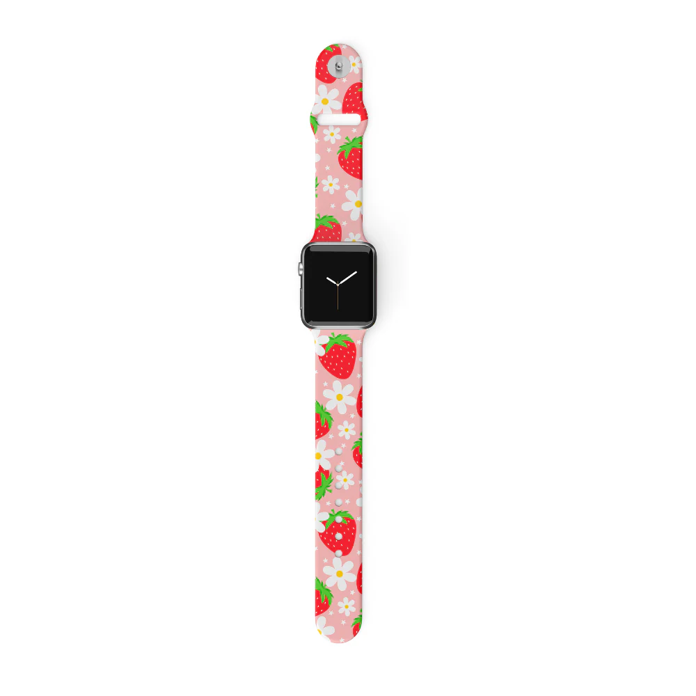 Berry Cute Strawberry Apple Watch Strap - Image 7