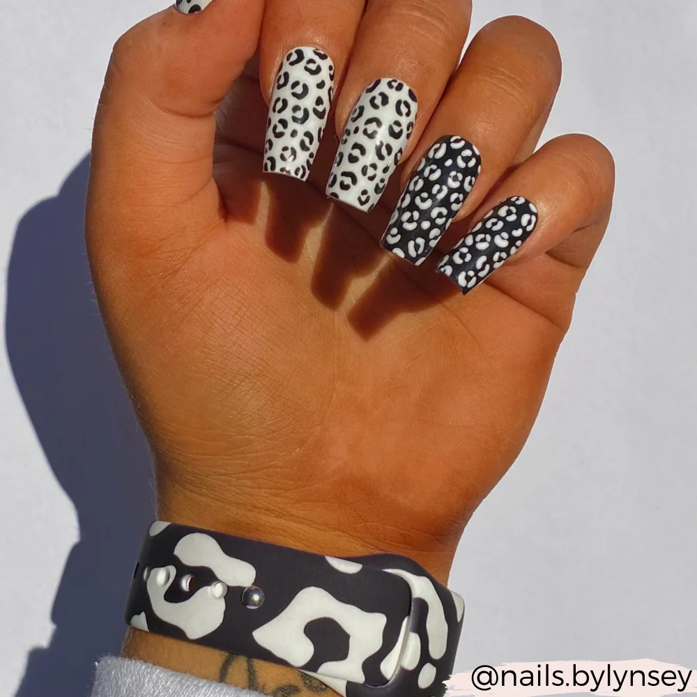 Black Leopard Apple Watch Strap - Image 8