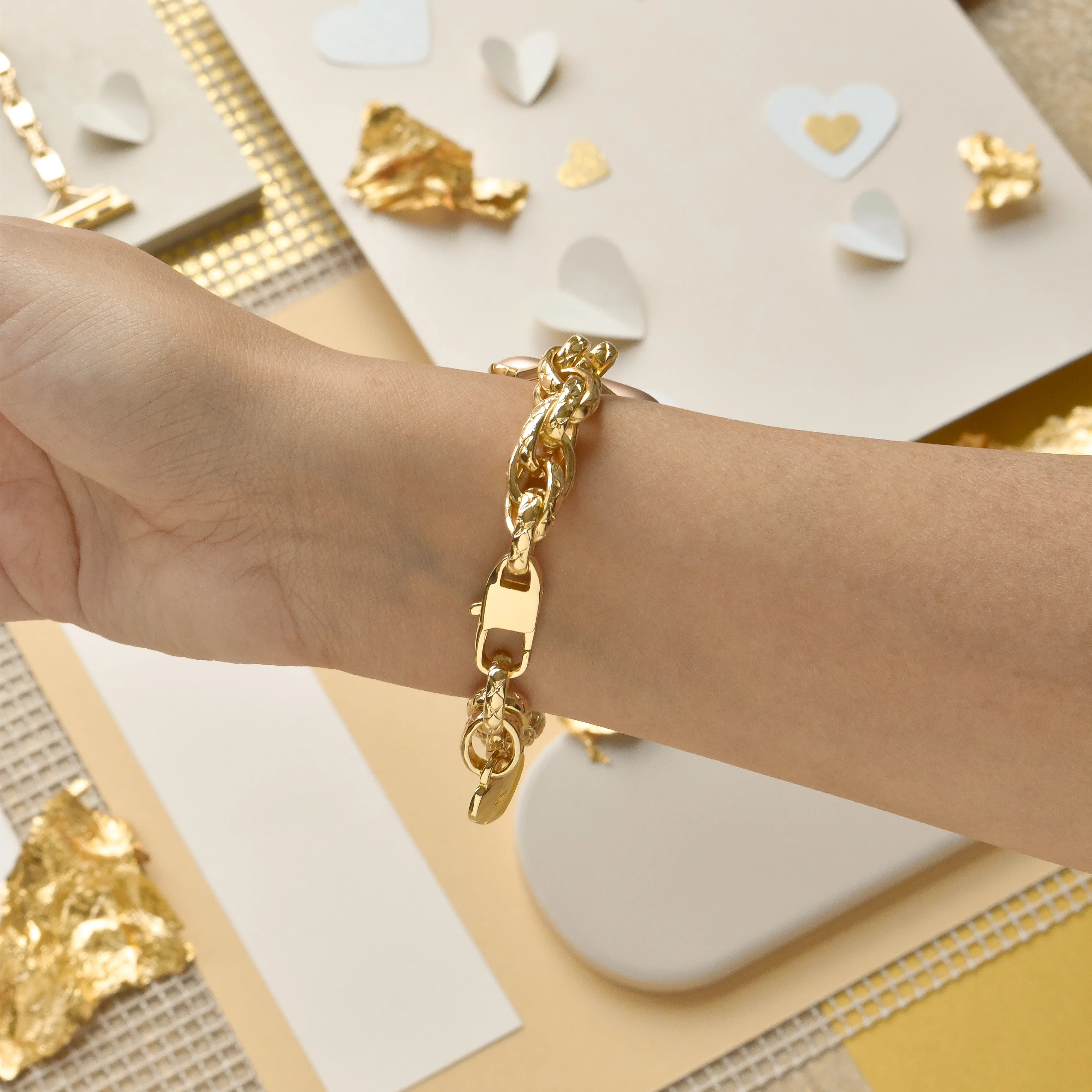 Chain Bracelet Apple Watch Strap - Gold - Image 4