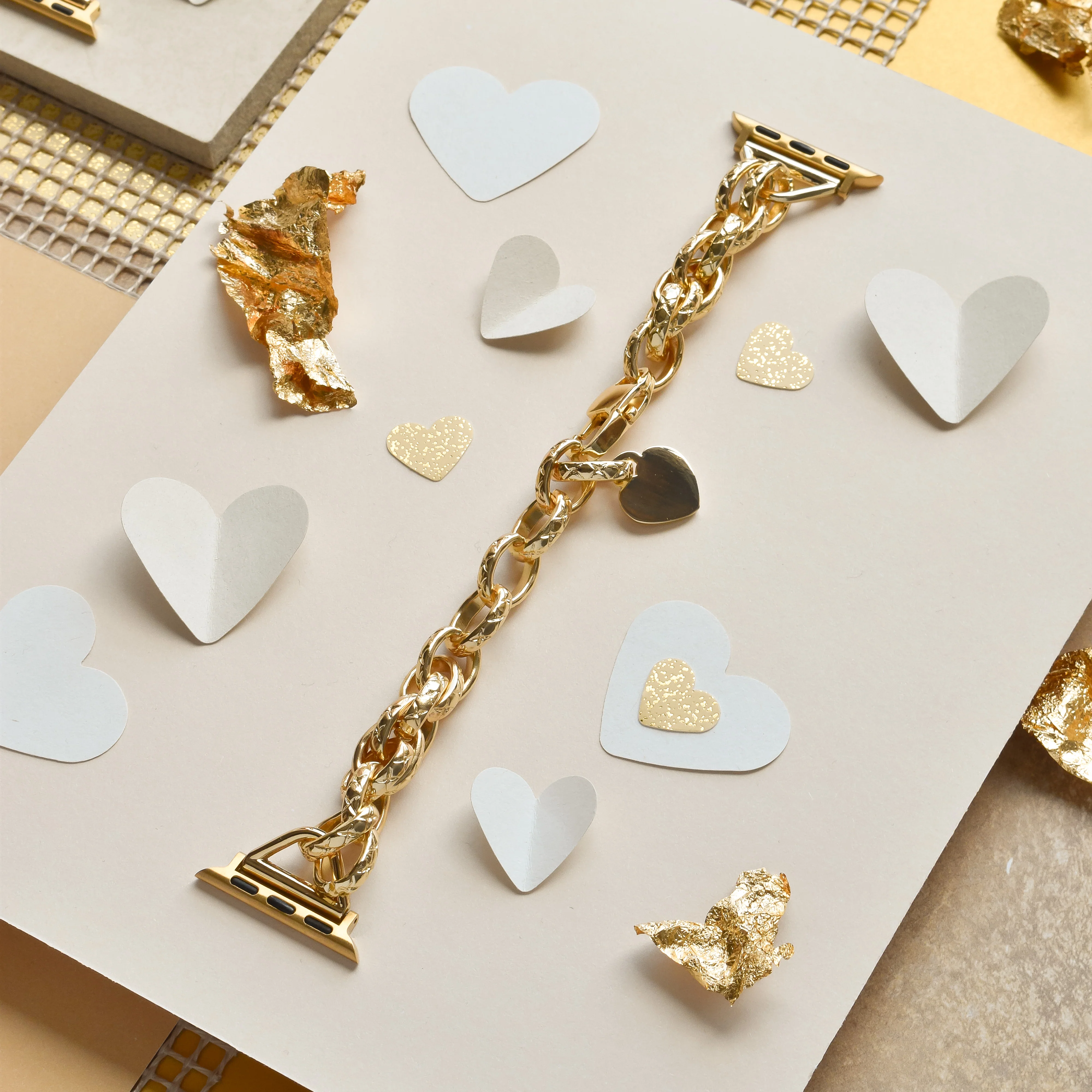 Chain Bracelet Apple Watch Strap - Gold - Image 5