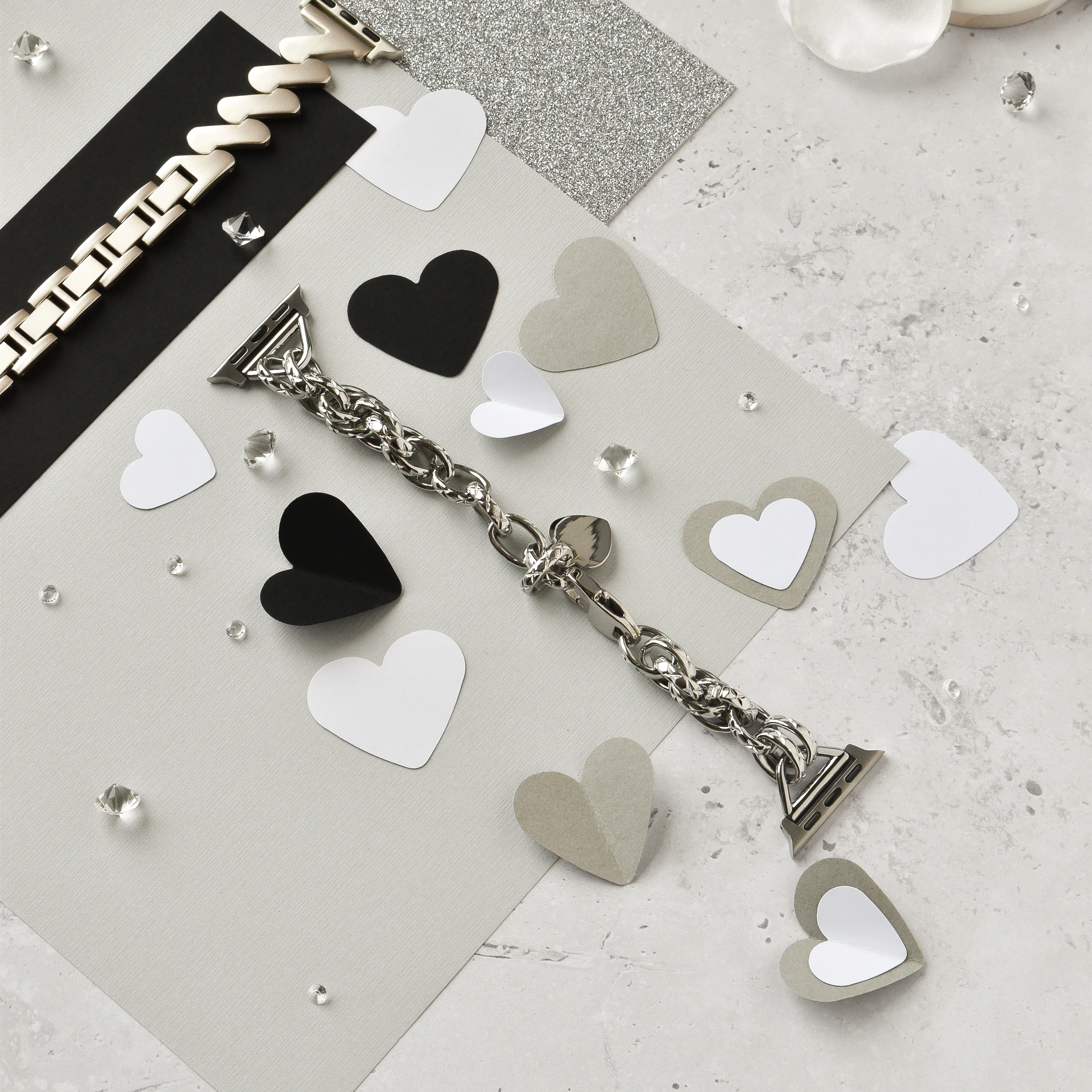 Chain Bracelet Apple Watch Strap - Silver - Image 7