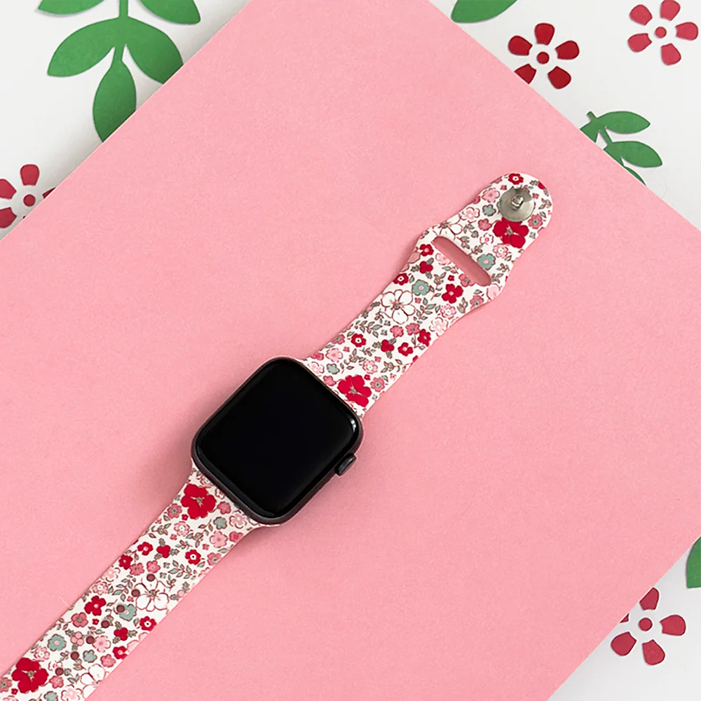 Cute Flowers Apple Watch Strap - Image 3
