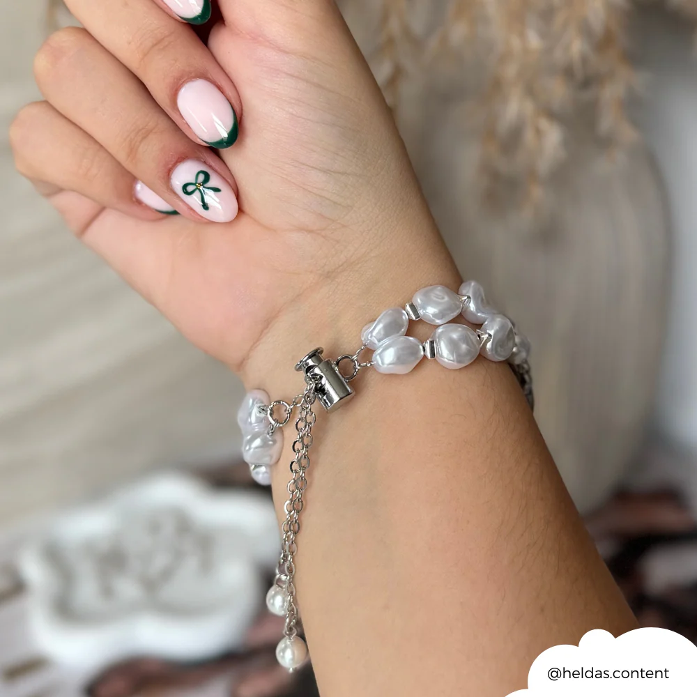 Chunky Pearl Bracelet Bracelet Apple Watch Strap - Image 9