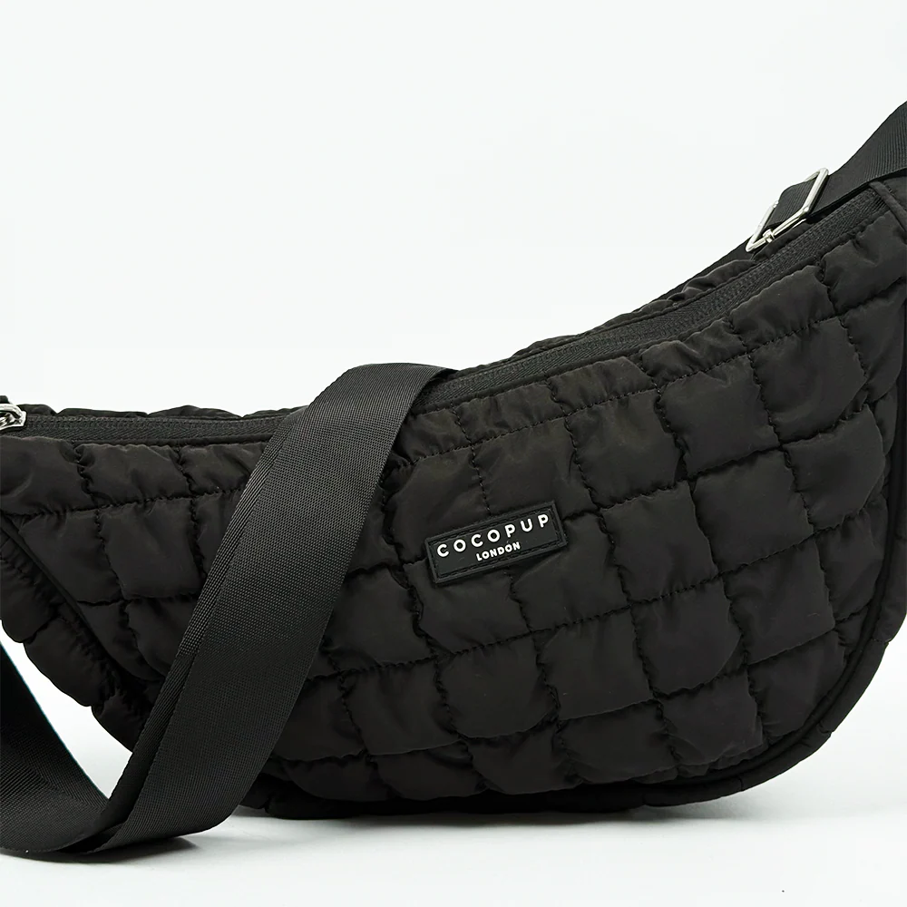 Crossbody Crescent Dog Walking Bag Bundle - Onyx - Image 3