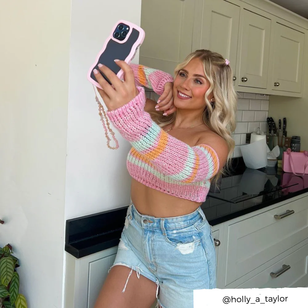 Curvy Phone Case - Pink - Image 14