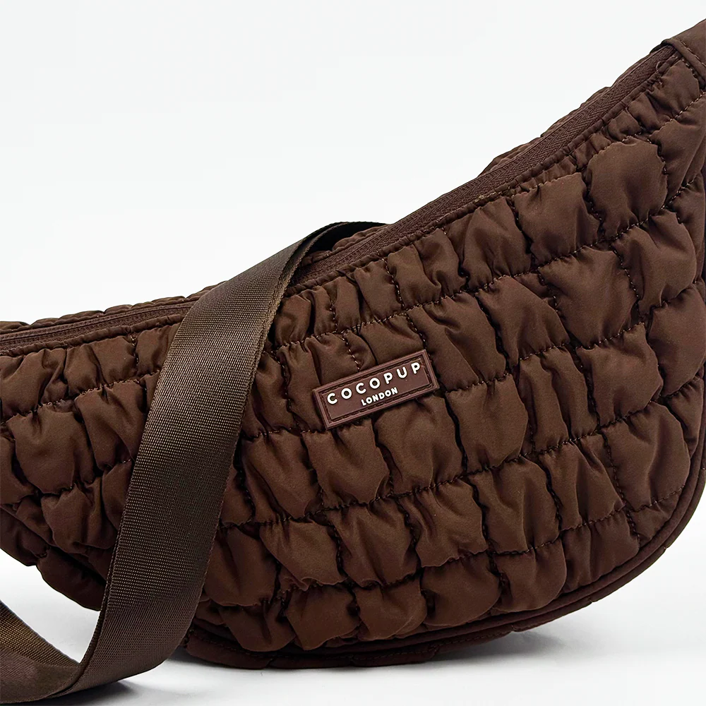 Crossbody Crescent Dog Walking Bag Bundle - Espresso - Image 5