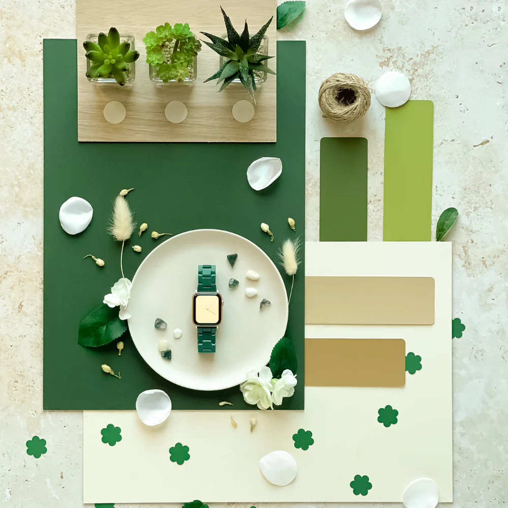 Luxe Green Apple Watch Strap - Image 4