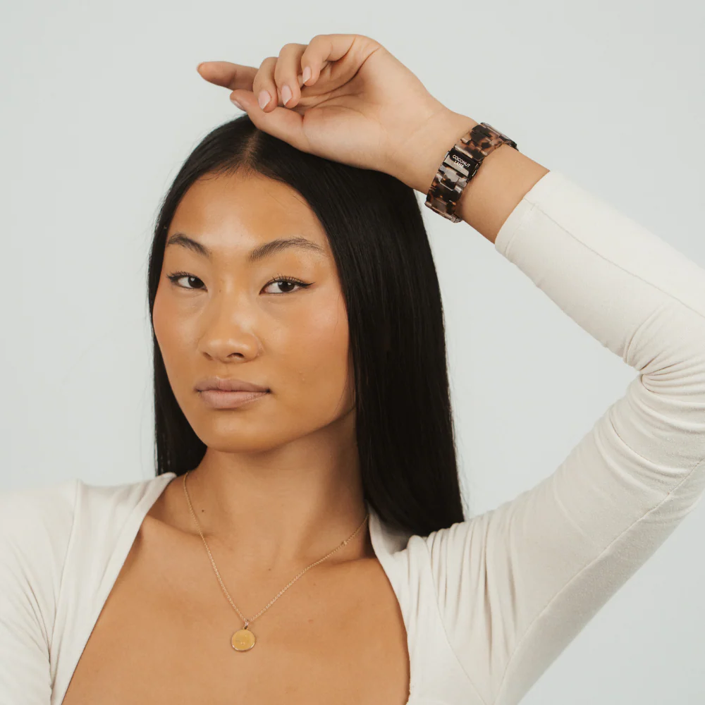 Luxe Ivory Tort Apple Watch Strap - Image 3