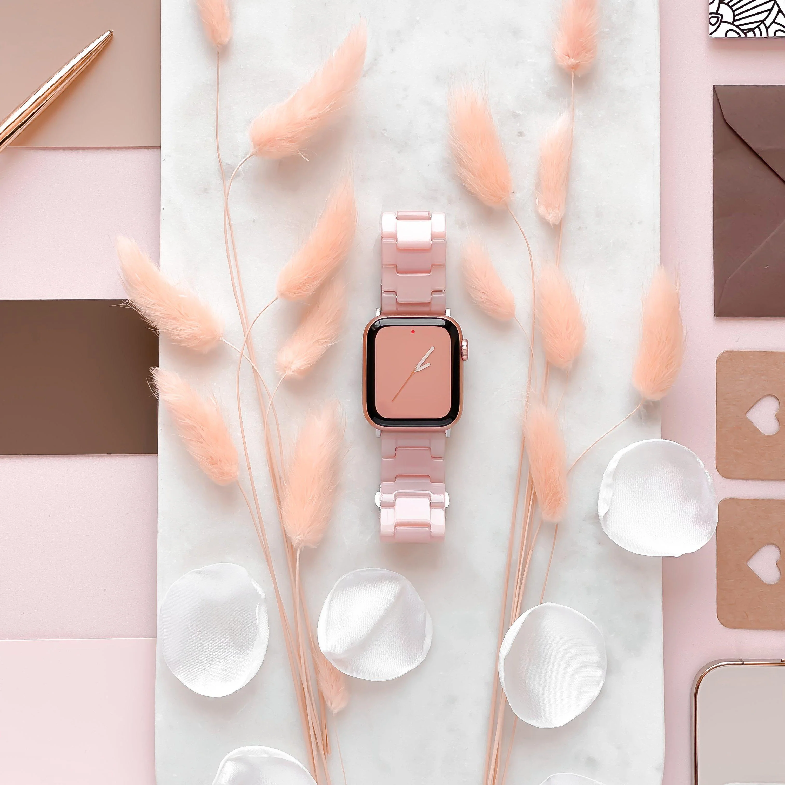 Luxe Pink Apple Watch Strap - Image 5