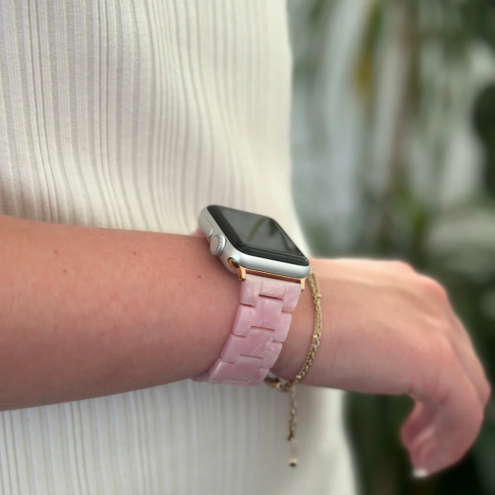 Luxe Pink Apple Watch Strap - Image 6