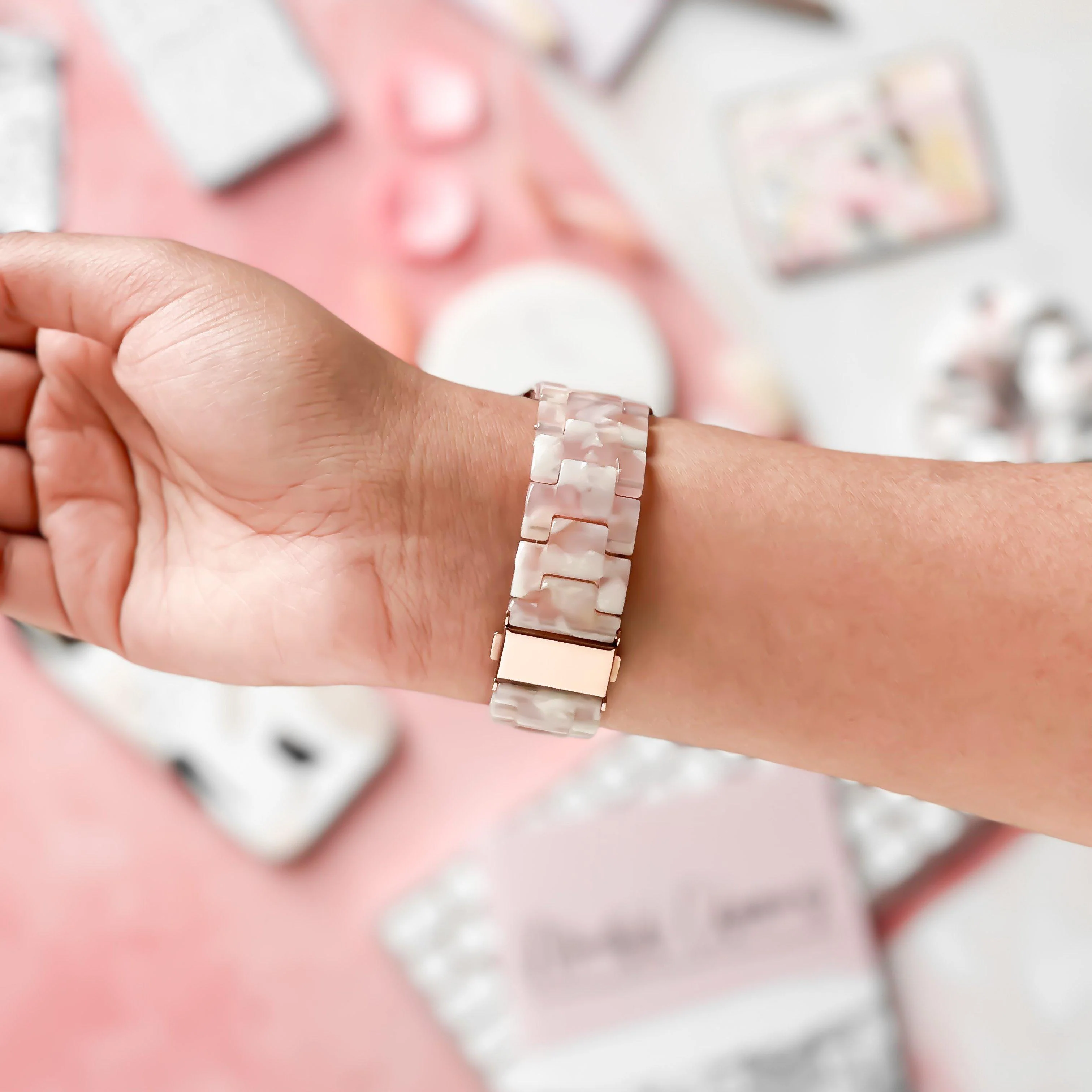 Luxe Rose Apple Watch Strap - Image 4