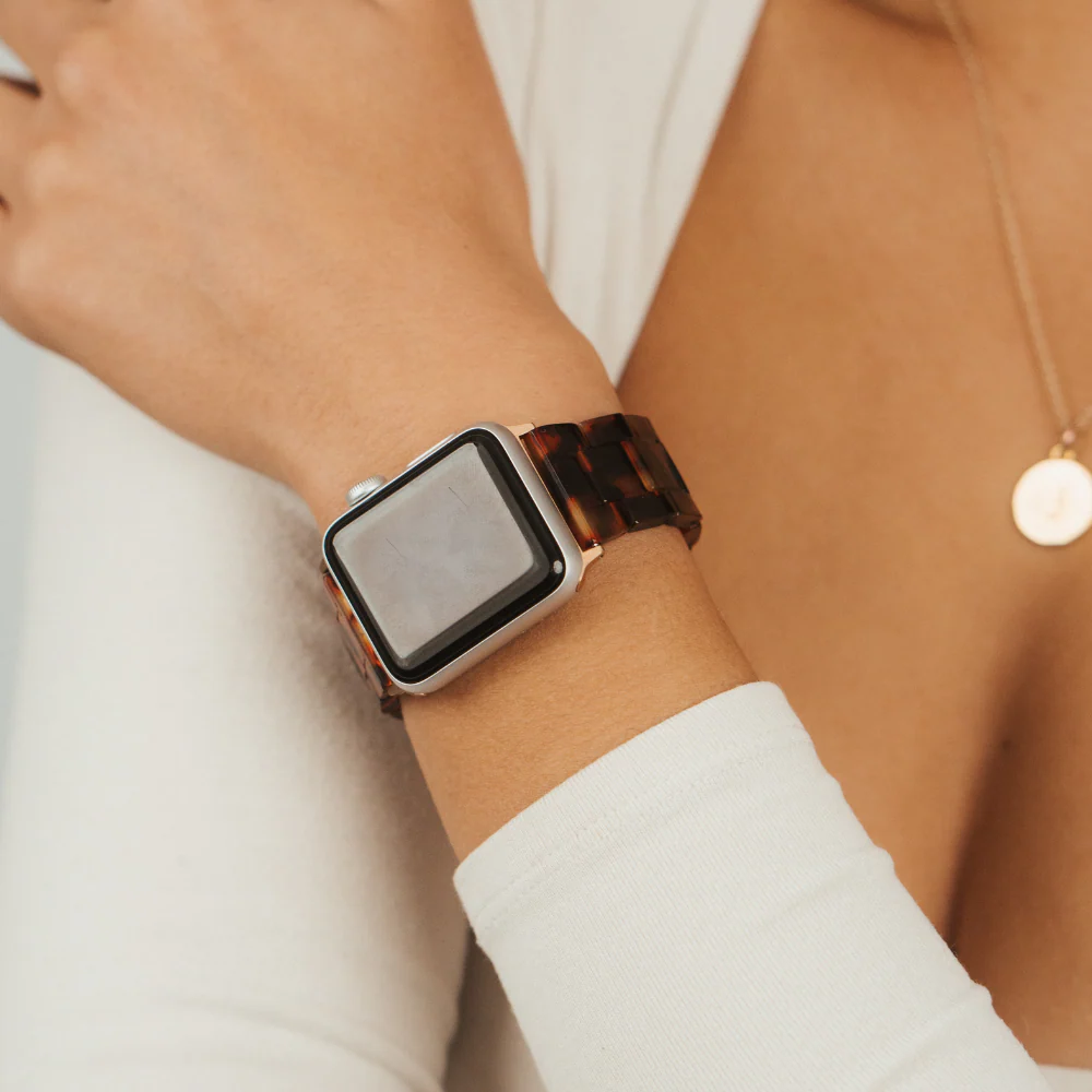 Luxe Tortoiseshell Apple Watch Strap - Image 5