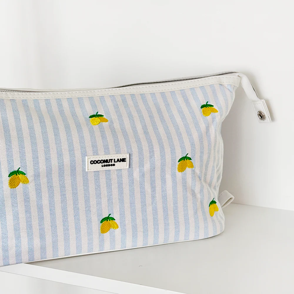 Expandable Makeup Bag - Living La Vida Lemon - Image 3