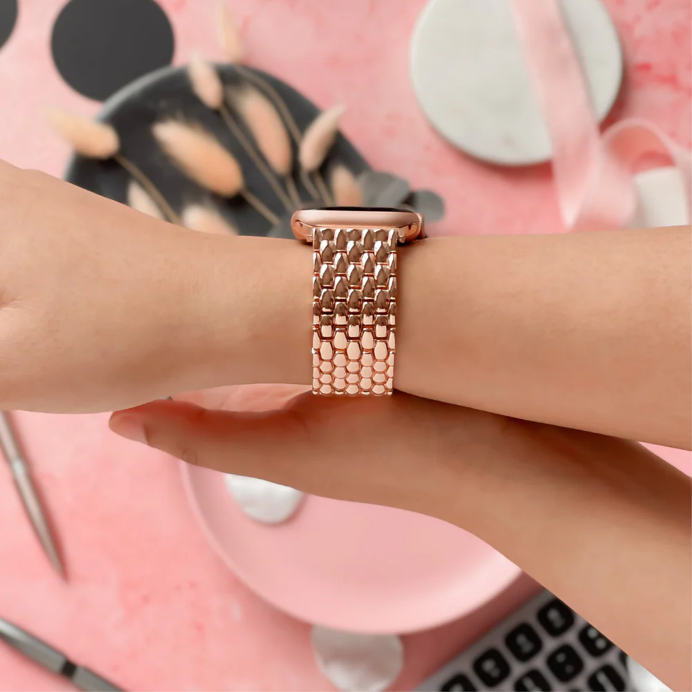 Mermaid Watch Strap - Rose Gold - Image 4
