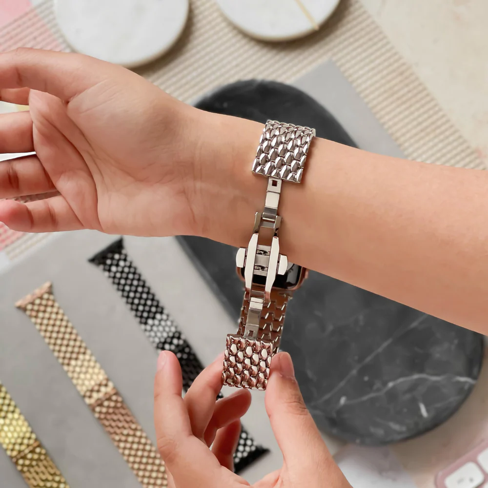 Mermaid Watch Strap - Silver - Image 4