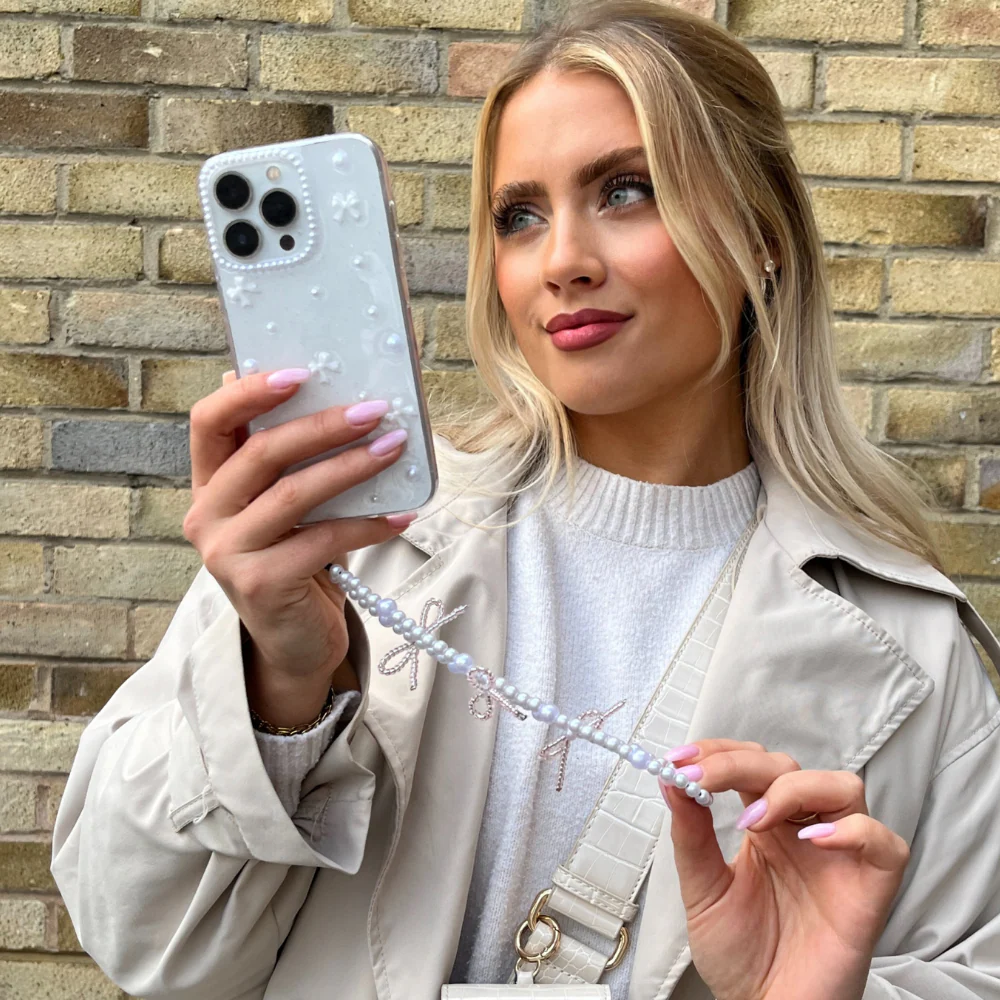 Mini White Bows Phone Case - Image 4