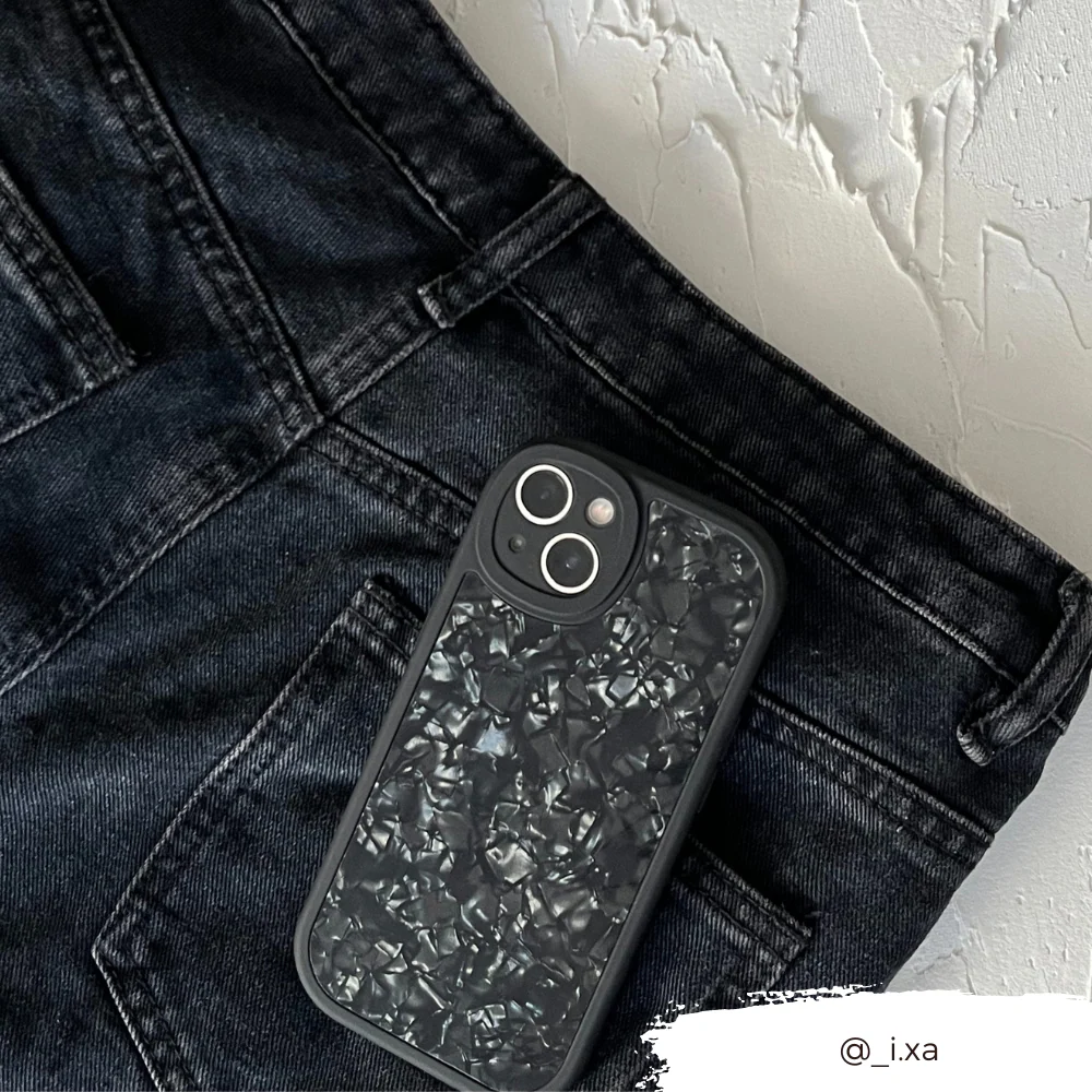 Moonstone Black Phone Case - Image 4