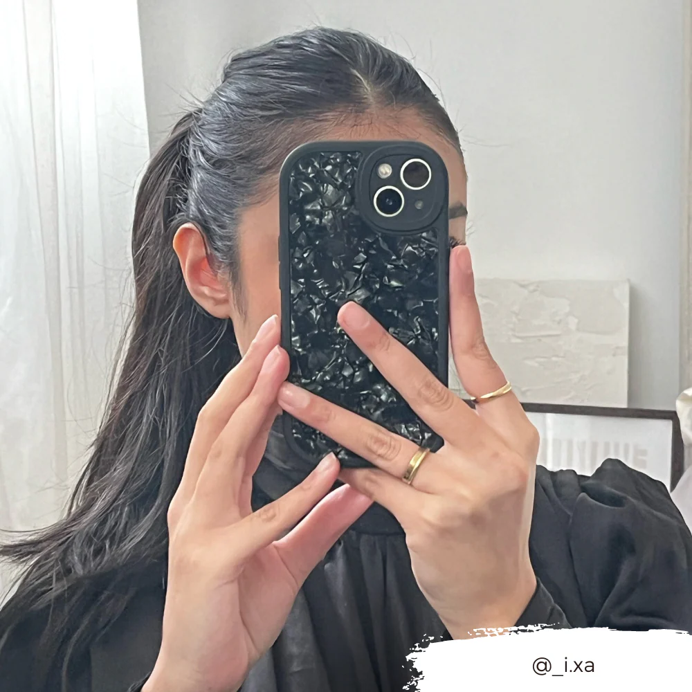 Moonstone Black Phone Case - Image 5