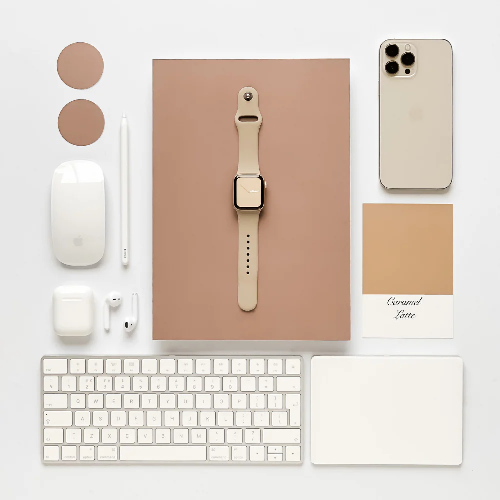 NAKD Apple Watch Strap - Caramel Latte - Image 12