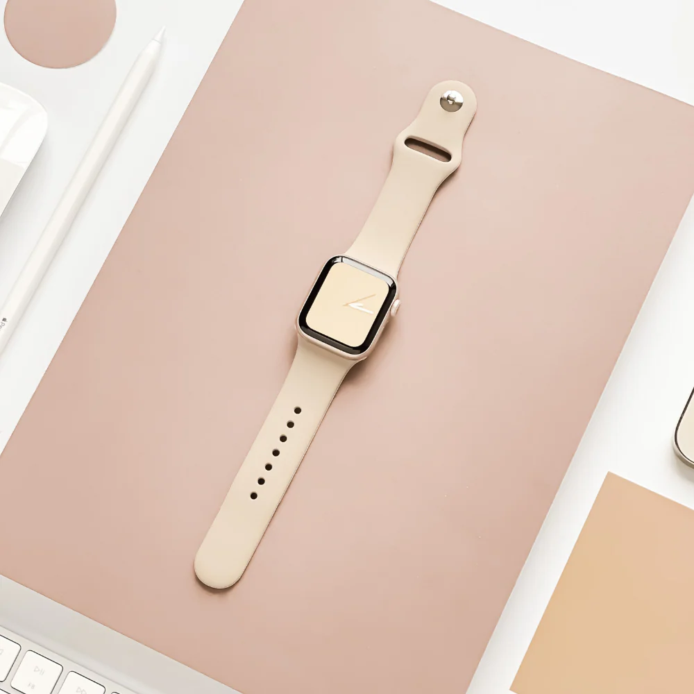 NAKD Apple Watch Strap - Caramel Latte - Image 13
