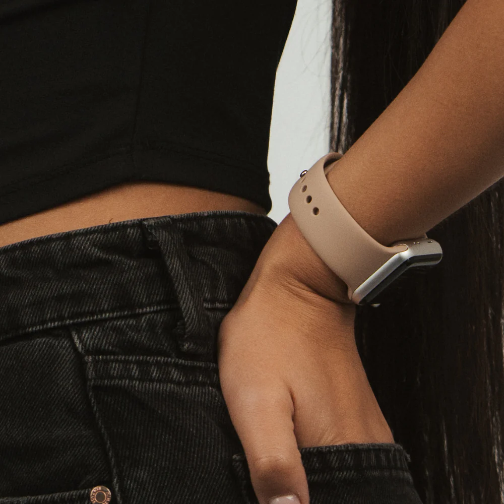 NAKD Apple Watch Strap - Caramel Latte - Image 3