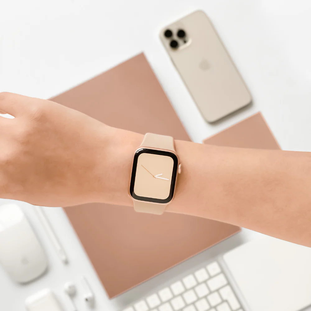 NAKD Apple Watch Strap - Caramel Latte - Image 9