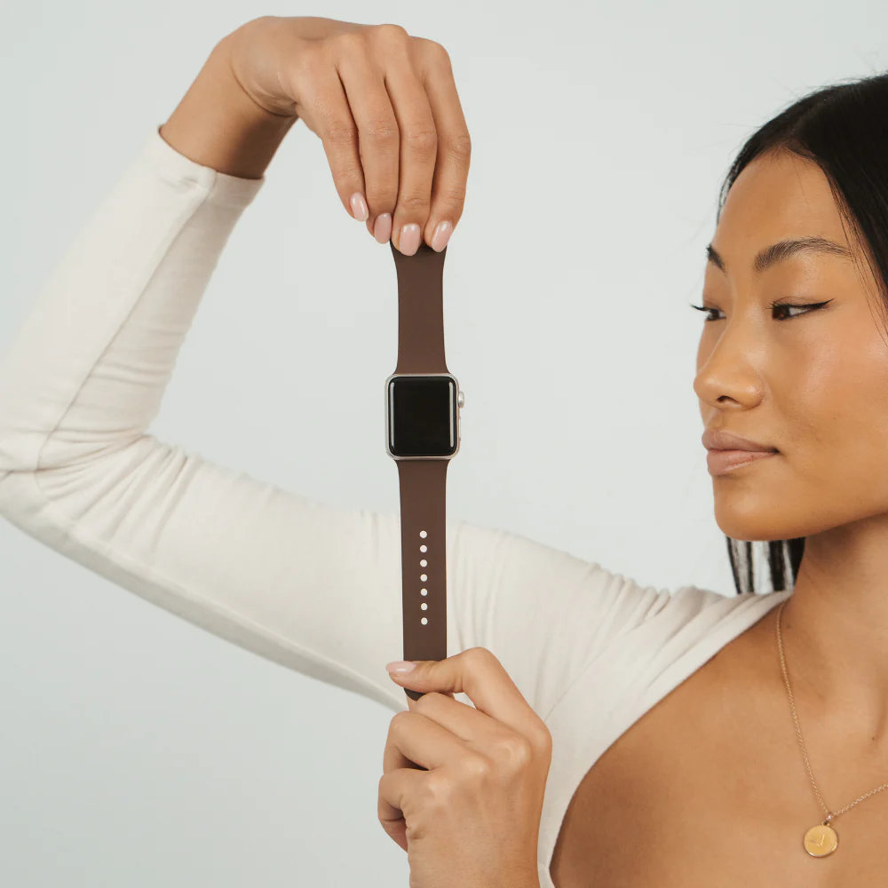 NAKD Apple Watch Strap - Chocolate - Image 4